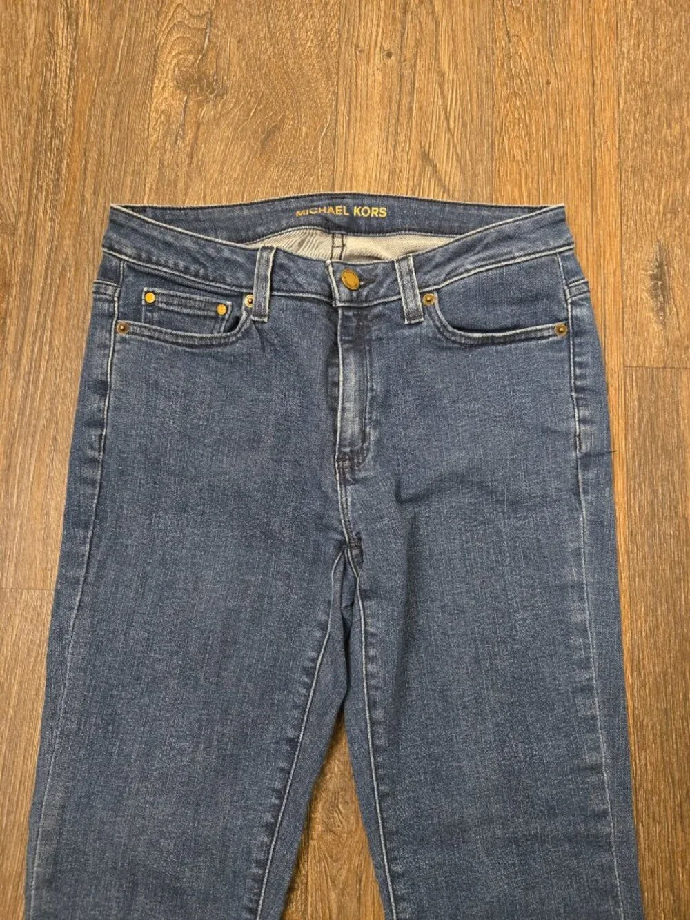 Michael Kors Selma Skinny Jeans Womens Size 4 Blue Denim Stretch Pants